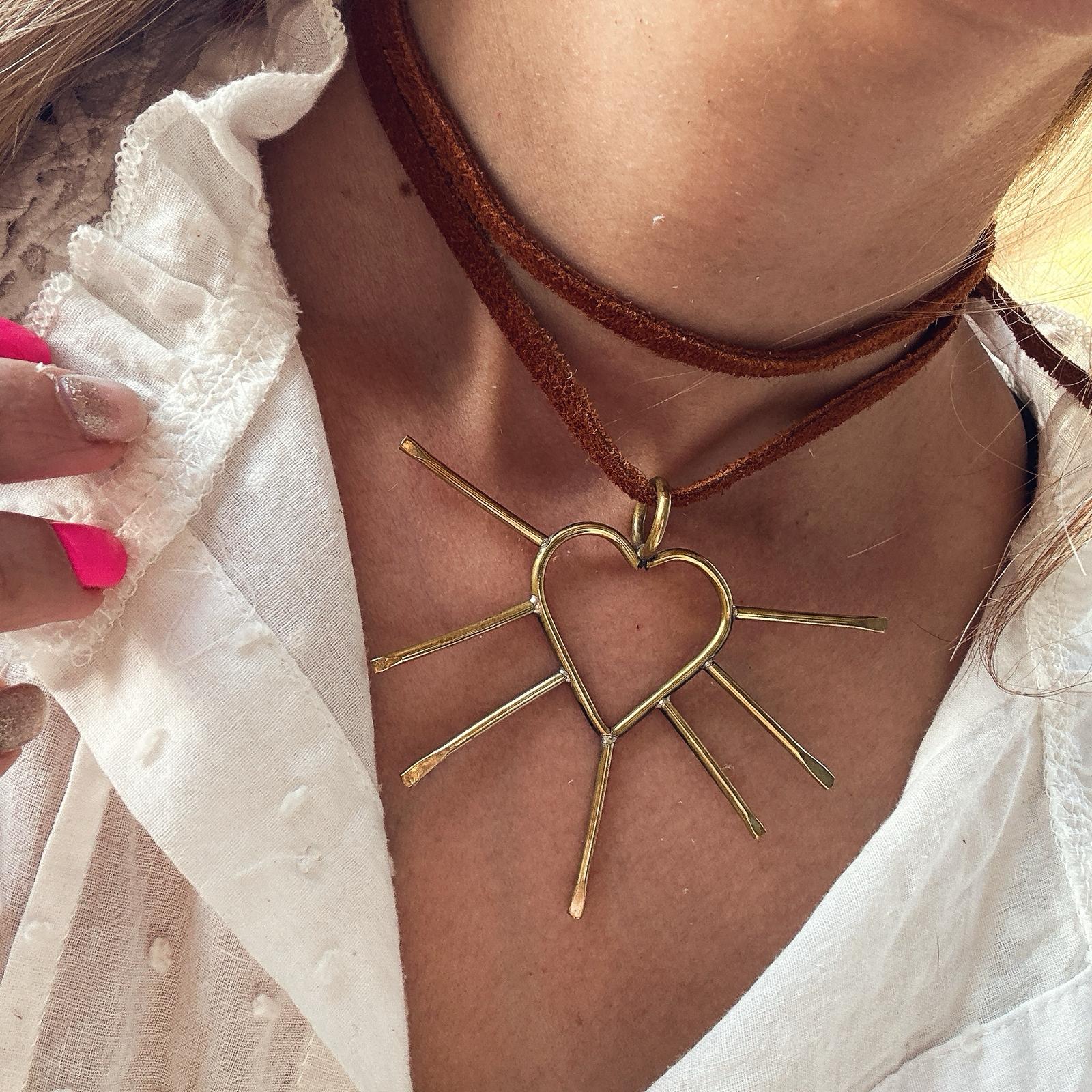 Collar en corazón