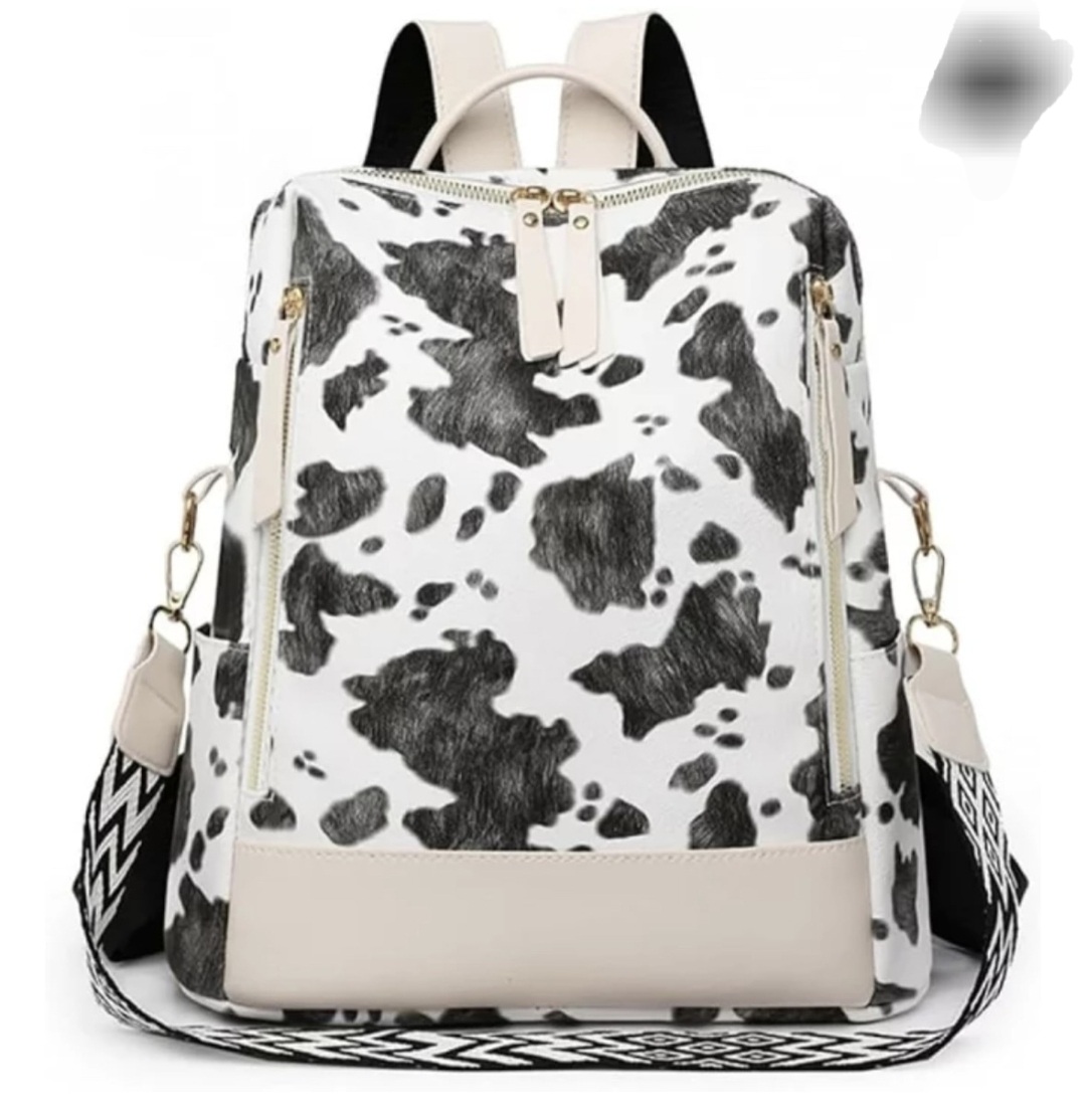 Mochila blanca cow - Imagen 3